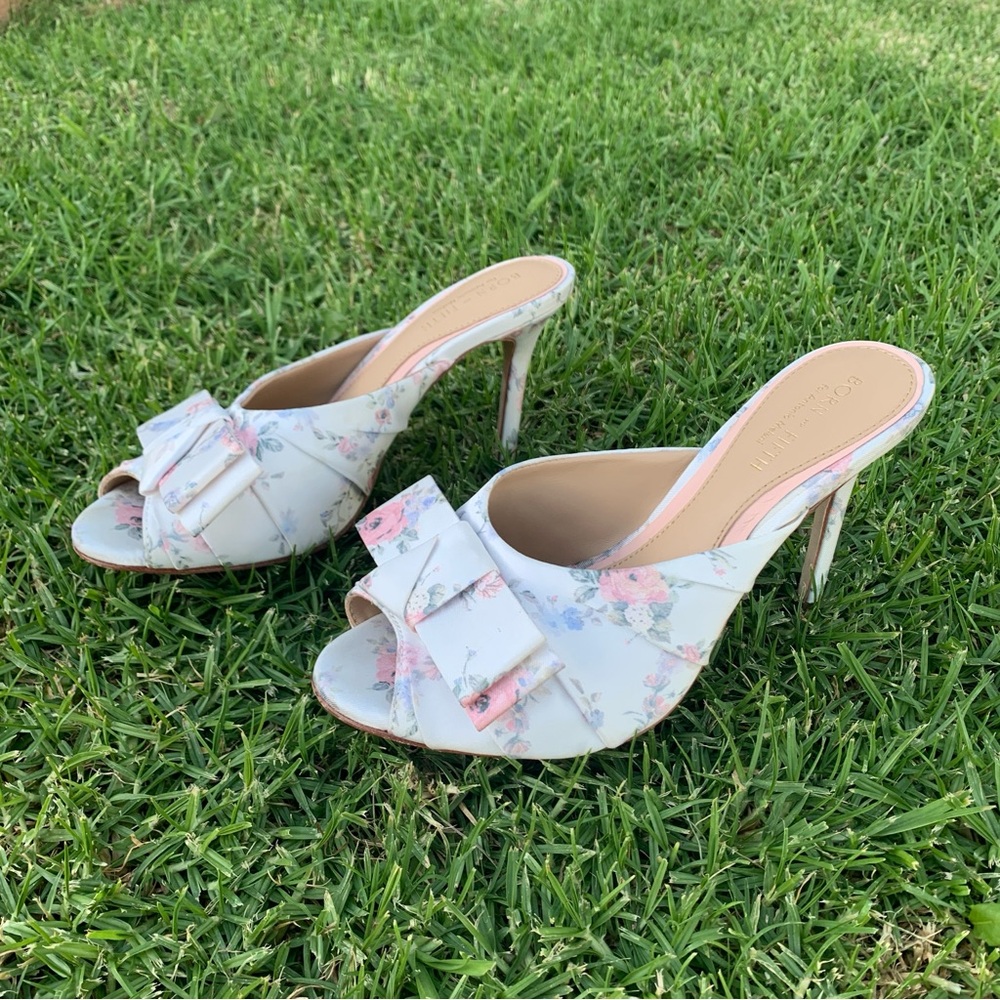 Antonio Melani x Born on Fifth Arden Floral Bow Dress Sandals - Picture 6 of 16